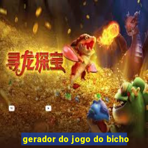 gerador do jogo do bicho